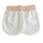 Adeimoo Baby Boy Girl No Scratch Silk Cotton Mittens Mesh Breathable Drawstring Gloves for Newborn Toddler Infants 8 Pack (Eyelet Mitten) - Image 5